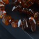 Amber dark cognac irregular bracelets